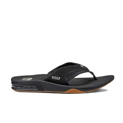 Reef Men's Fanning Flip Flops Black/Silver / 8-Black/Silver / 9-Black/Silver / 10-Black/Silver / 11-Black/Silver / 12 - 53 Degrees North 