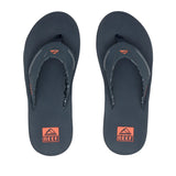 Reef Men's Fanning Flip Flops Black/Silver / 8-Black/Silver / 9-Black/Silver / 10-Black/Silver / 11-Black/Silver / 12 - 53 Degrees North 