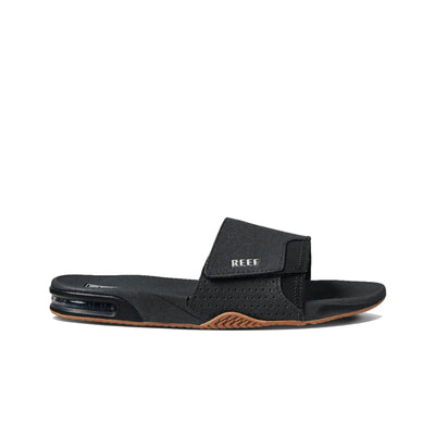 Reef Men's Fanning Slide Flip Flops Black/Silver / 8-Black/Silver / 9-Black/Silver / 10-Black/Silver / 11-Black/Silver / 12 - 53 Degrees North 