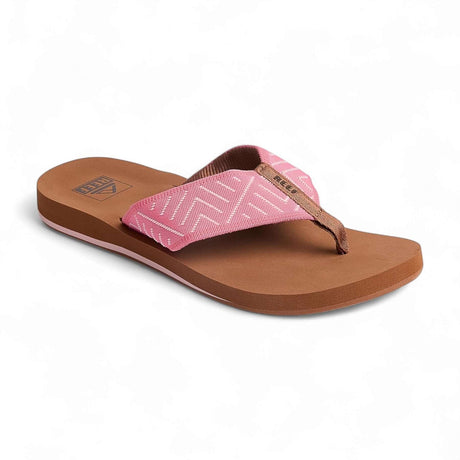 Reef Women's Reef Spring Woven Flip Flops Strawberry Pink / 4-Strawberry Pink / 5-Strawberry Pink / 6-Strawberry Pink / 7-Strawberry Pink / 8 - 53 Degrees North 