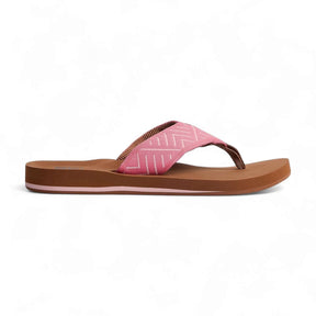 Reef Women's Reef Spring Woven Flip Flops Strawberry Pink / 4-Strawberry Pink / 5-Strawberry Pink / 6-Strawberry Pink / 7-Strawberry Pink / 8 - 53 Degrees North 