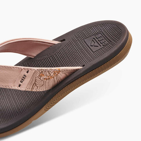 Reef Women's Santa Ana Flip Flops Peach Parfait / 4-Peach Parfait / 5-Peach Parfait / 6-Peach Parfait / 7-Peach Parfait / 8 - 53 Degrees North 