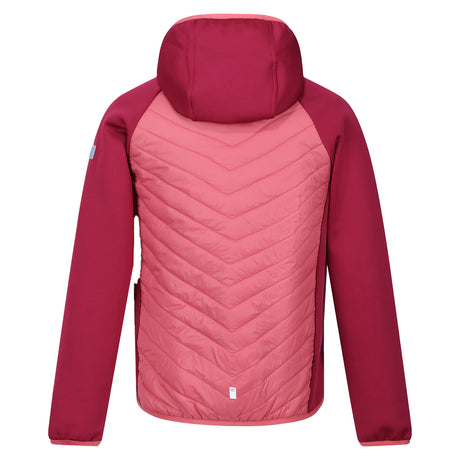 Regatta Kids Kids' Kielder VII Hybrid Hoody Jacket Black/Seal Grey / Age 3-4-Black/Seal Grey / Age 5-6-Black/Seal Grey / Age 7-8-Black/Seal Grey / Age 9-10-Black/Seal Grey / Age 11-12 - 53 Degrees North 