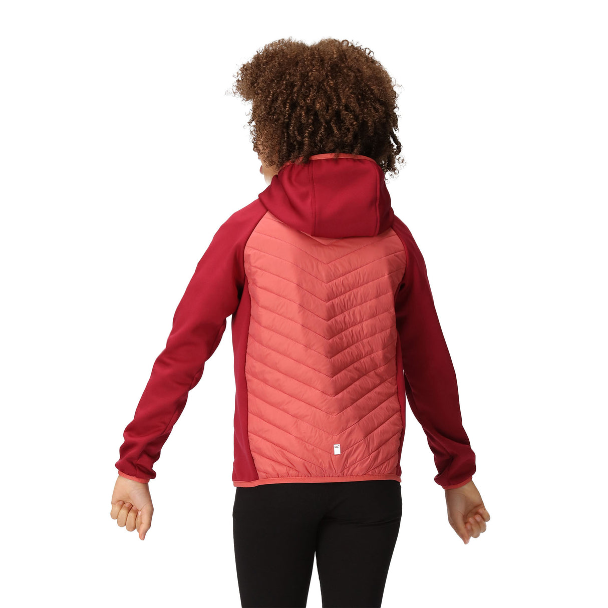 Regatta Kids Kids' Kielder VII Hybrid Hoody Jacket Black/Seal Grey / Age 3-4-Black/Seal Grey / Age 5-6-Black/Seal Grey / Age 7-8-Black/Seal Grey / Age 9-10-Black/Seal Grey / Age 11-12 - 53 Degrees North 