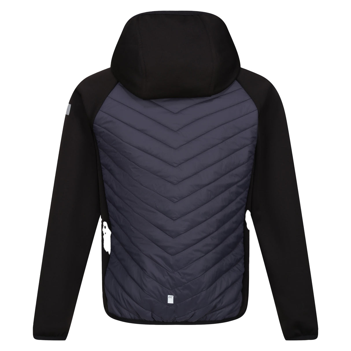 Regatta Kids Kids' Kielder VII Hybrid Hoody Jacket Black/Seal Grey / Age 3-4-Black/Seal Grey / Age 5-6-Black/Seal Grey / Age 7-8-Black/Seal Grey / Age 9-10-Black/Seal Grey / Age 11-12 - 53 Degrees North 
