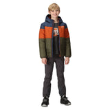 Regatta Kids' Lofthouse VII Hooded Jacket Admiral Blue/Burnt Copper/Dark Khaki / Age 3-4-Admiral Blue/Burnt Copper/Dark Khaki / Age 5-6-Admiral Blue/Burnt Copper/Dark Khaki / Age 7-8-Admiral Blue/Burnt Copper/Dark Khaki / Age 9-10-Admiral Blue/Burnt Copper/Dark Khaki / Age 11-12 - 53 Degrees North 