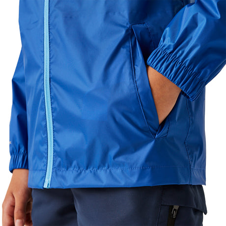 Regatta Kids' Pack-It Waterproof Packaway Jacket Midnight / Age 3-4-Midnight / Age 5-6-Midnight / Age 7-8-Midnight / Age 9-10-Midnight / Age 11-12 - 53 Degrees North 