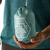 Regatta Men's Pack-It III Waterproof Jacket Arctic / Small-Arctic / Medium-Arctic / Large-Arctic / X-Large-Arctic / XX-Large - 53 Degrees North 