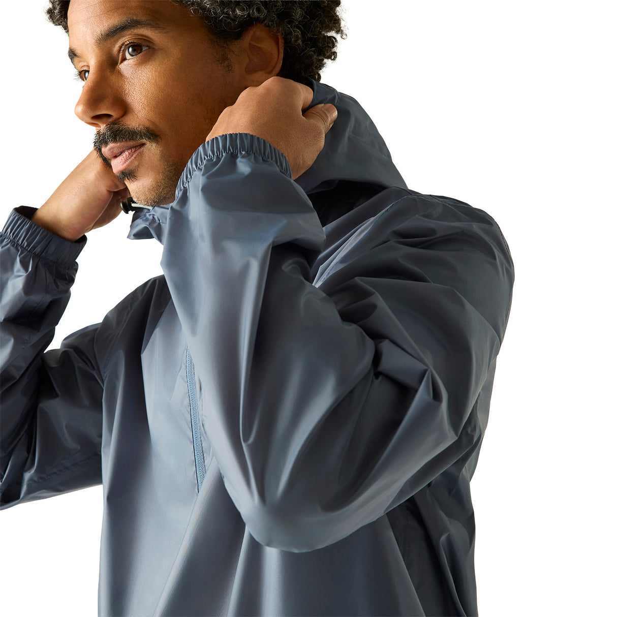 Regatta Men's Pack-It III Waterproof Jacket Arctic / Small-Arctic / Medium-Arctic / Large-Arctic / X-Large-Arctic / XX-Large - 53 Degrees North 