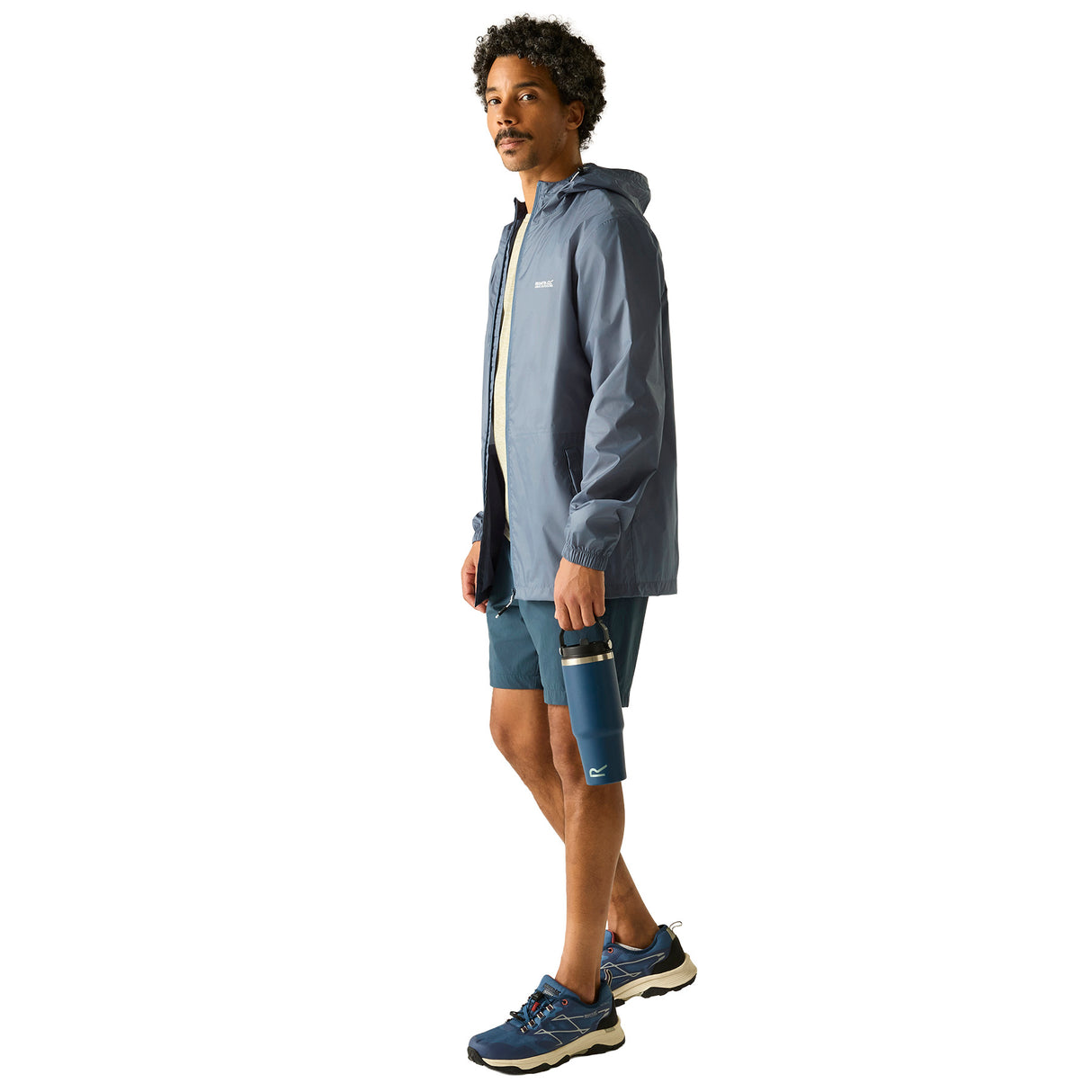 Regatta Men's Pack-It III Waterproof Jacket Arctic / Small-Arctic / Medium-Arctic / Large-Arctic / X-Large-Arctic / XX-Large - 53 Degrees North 