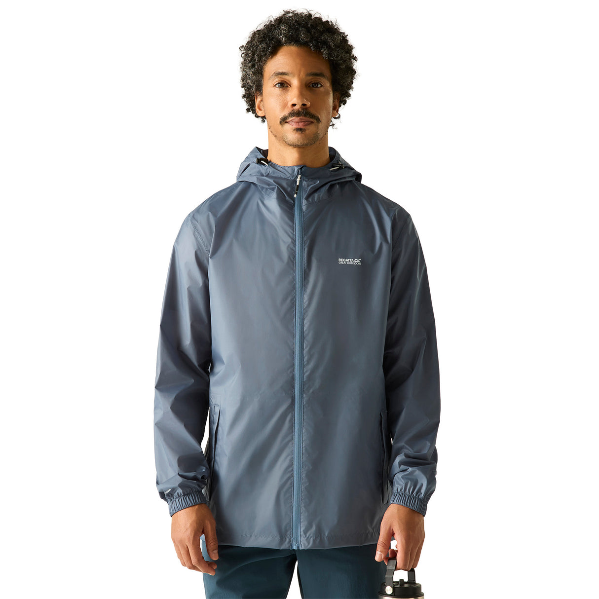 Regatta Men's Pack-It III Waterproof Jacket Arctic / Small-Arctic / Medium-Arctic / Large-Arctic / X-Large-Arctic / XX-Large - 53 Degrees North 
