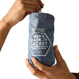 Regatta Men's Pack-It III Waterproof Jacket Arctic / Small-Arctic / Medium-Arctic / Large-Arctic / X-Large-Arctic / XX-Large - 53 Degrees North 