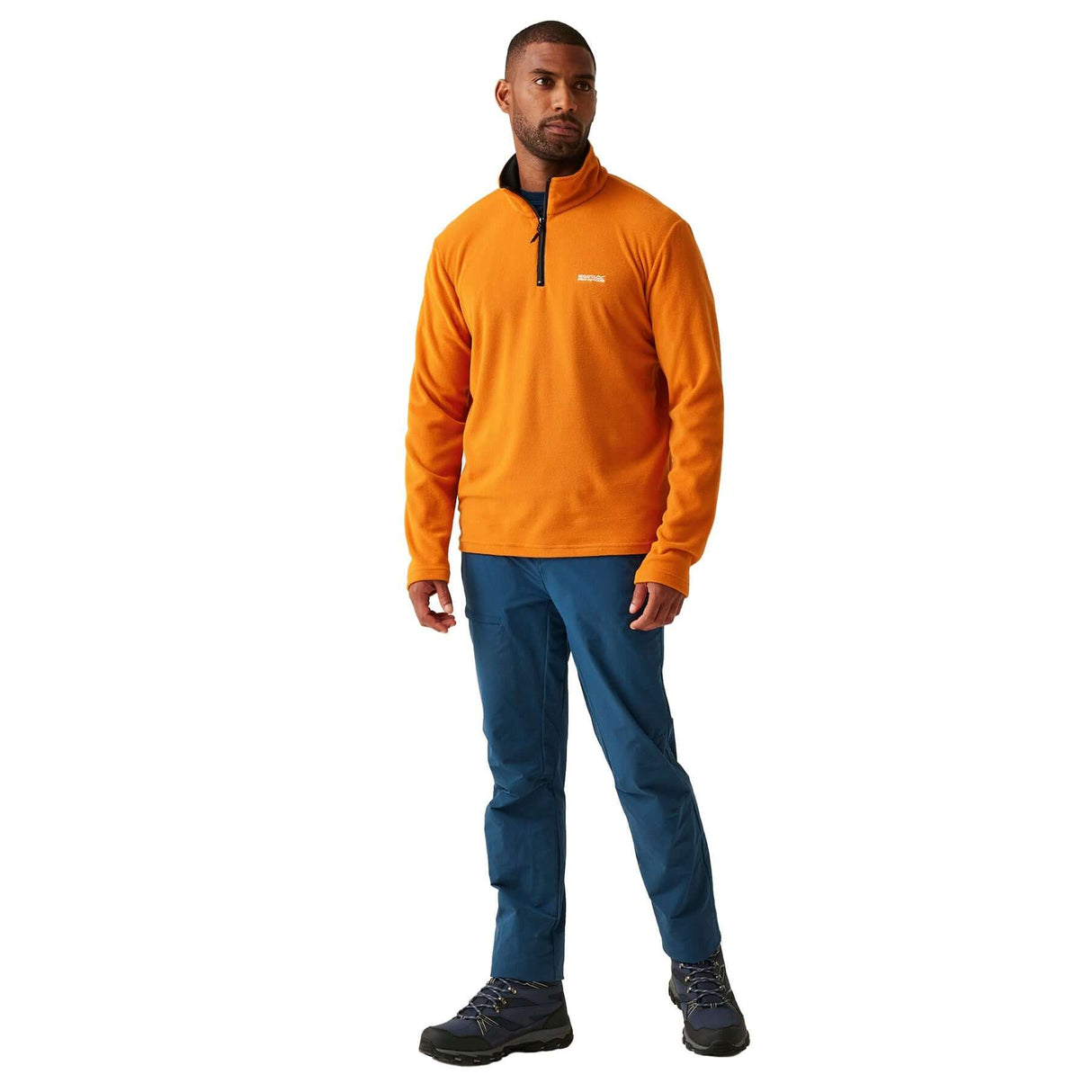 Regatta Men's Thompson 1/4 Zip Fleece Pullover Golden Sand / Small-Golden Sand / Medium-Golden Sand / Large-Golden Sand / X-Large-Golden Sand / XX-Large - 53 Degrees North 