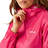 Regatta Women's Pack-It III Waterproof Jacket Washed Denim / X-Small-Washed Denim / Small-Washed Denim / Medium-Washed Denim / Large-Washed Denim / X-Large - 53 Degrees North 