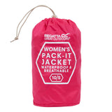 Regatta Women's Pack-It III Waterproof Jacket Washed Denim / X-Small-Washed Denim / Small-Washed Denim / Medium-Washed Denim / Large-Washed Denim / X-Large - 53 Degrees North 