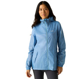 Regatta Women's Pack-It III Waterproof Jacket Washed Denim / X-Small-Washed Denim / Small-Washed Denim / Medium-Washed Denim / Large-Washed Denim / X-Large - 53 Degrees North 
