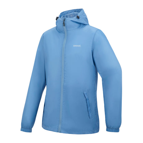 Regatta Women's Pack-It III Waterproof Jacket Washed Denim / X-Small-Washed Denim / Small-Washed Denim / Medium-Washed Denim / Large-Washed Denim / X-Large - 53 Degrees North 