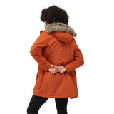 Regatta Women's Voltera Heated Parka Jacket Burnt Copper / X-Small-Burnt Copper / Small-Burnt Copper / Medium-Burnt Copper / Large-Burnt Copper / X-Large - 53 Degrees North 