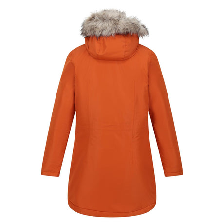 Regatta Women's Voltera Heated Parka Jacket Burnt Copper / X-Small-Burnt Copper / Small-Burnt Copper / Medium-Burnt Copper / Large-Burnt Copper / X-Large - 53 Degrees North 