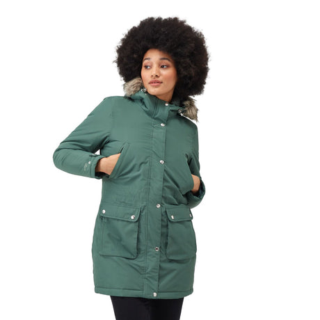 Regatta Women's Voltera Heated Parka Jacket Burnt Copper / X-Small-Burnt Copper / Small-Burnt Copper / Medium-Burnt Copper / Large-Burnt Copper / X-Large - 53 Degrees North 
