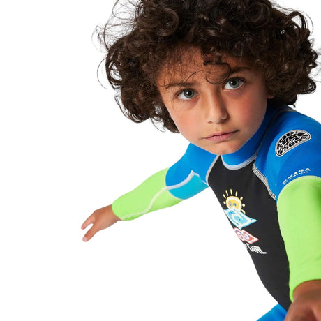 Ripcurl Kids' Groms Omega Back Zip Easy Off Wetsuit Blue / Age 2-Blue / Age 3-4-Blue / Age 5-6-Hot Pink / Age 2-Hot Pink / Age 3-4 - 53 Degrees North 