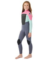 Ripcurl Kids' Omega 3/2 Back Zip Wetsuit Pink / Age 7-8-Pink / Age 9-10-Pink / Age 11-12-Pink / Age 13-14-Pink / Age 15-16 - 53 Degrees North 
