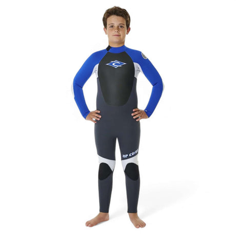 Ripcurl Kids' Omega 5/3 GB Back Zip Wetsuit Blue / Age 7-8-Blue / Age 9-10-Blue / Age 11-12-Blue / Age 13-14-Blue / Age 15-16 - 53 Degrees North 