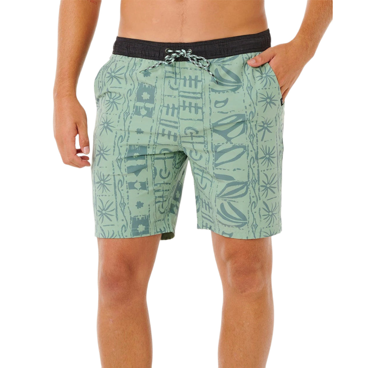 Ripcurl Men's Boardwalk Jackson Volley Aloe / Small-Aloe / Medium-Aloe / Large-Aloe / X-Large - 53 Degrees North 