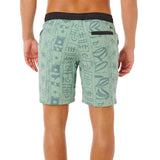 Ripcurl Men's Boardwalk Jackson Volley Aloe / Small-Aloe / Medium-Aloe / Large-Aloe / X-Large - 53 Degrees North 
