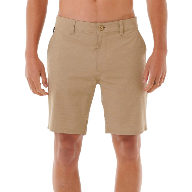 Ripcurl Men's Boardwalk Phase Nineteen Shorts Khaki / Small-Khaki / Small/Medium-Khaki / Medium-Khaki / Medium/Large-Khaki / Large - 53 Degrees North 