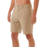 Ripcurl Men's Boardwalk Phase Nineteen Shorts Khaki / Small-Khaki / Small/Medium-Khaki / Medium-Khaki / Medium/Large-Khaki / Large - 53 Degrees North 