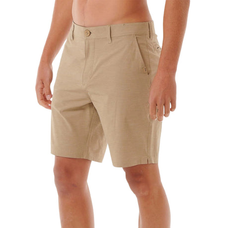 Ripcurl Men's Boardwalk Phase Nineteen Shorts Khaki / Small-Khaki / Small/Medium-Khaki / Medium-Khaki / Medium/Large-Khaki / Large - 53 Degrees North 