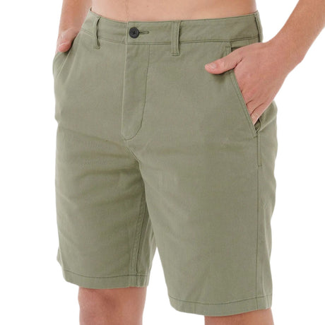 Ripcurl Men's Classic Surf Chino Walkshorts Cactus Green / Small-Cactus Green / Medium-Cactus Green / Large-Cactus Green / X-Large-Cactus Green / XX-Large - 53 Degrees North 