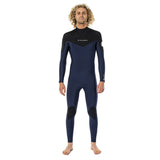 Ripcurl Men's Dawn Patrol 3/2mm Steamer Back Zip Wetsuit Navy / Small-Navy / Medium-Navy / Large - 53 Degrees North 