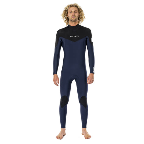 Ripcurl Men's Dawn Patrol 3/2mm Steamer Back Zip Wetsuit Navy / Small-Navy / Medium-Navy / Large - 53 Degrees North 