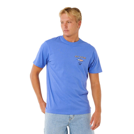 Ripcurl Men's Fade Out Icon T-Shirt Blue Haze / Small-Blue Haze / Medium-Blue Haze / Large-Blue Haze / X-Large - 53 Degrees North 