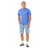 Ripcurl Men's Fade Out Icon T-Shirt Blue Haze / Small-Blue Haze / Medium-Blue Haze / Large-Blue Haze / X-Large - 53 Degrees North 