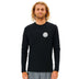 Ripcurl Men's Icons Of Surf UPF Long Sleeve Rash Vest Black / Small-Black / Medium-Black / Large-Black / X-Large-White / Small - 53 Degrees North 