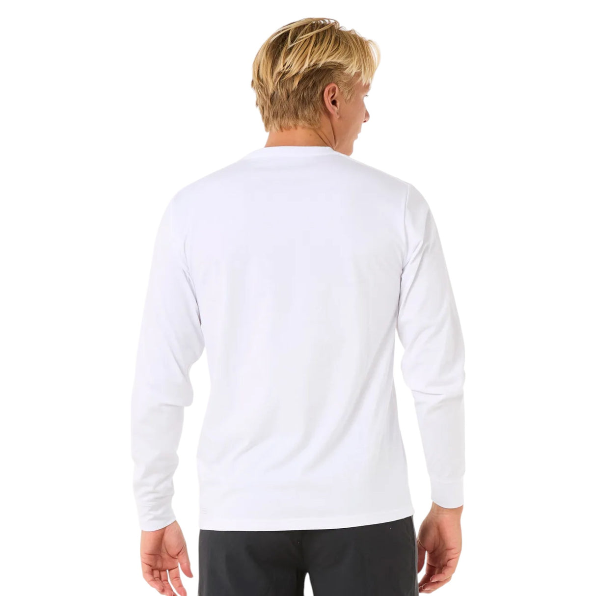 Ripcurl Men's Icons Of Surf UPF Long Sleeve Rash Vest Black / Small-Black / Medium-Black / Large-Black / X-Large-White / Small - 53 Degrees North 
