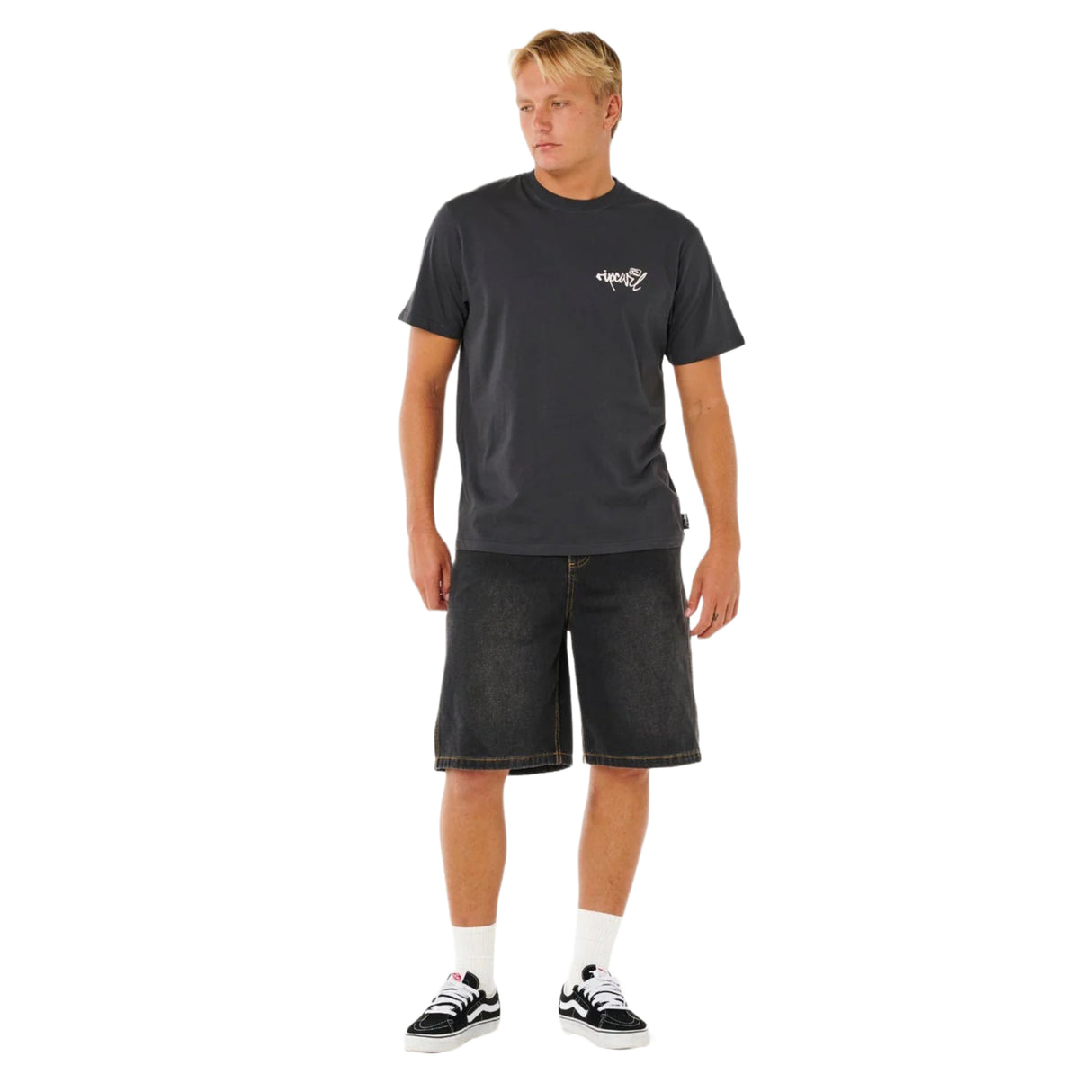 Ripcurl Men's Inner Visions Hack T-Shirt Washed Black / Small-Washed Black / Medium-Washed Black / Large-Washed Black / X-Large - 53 Degrees North 