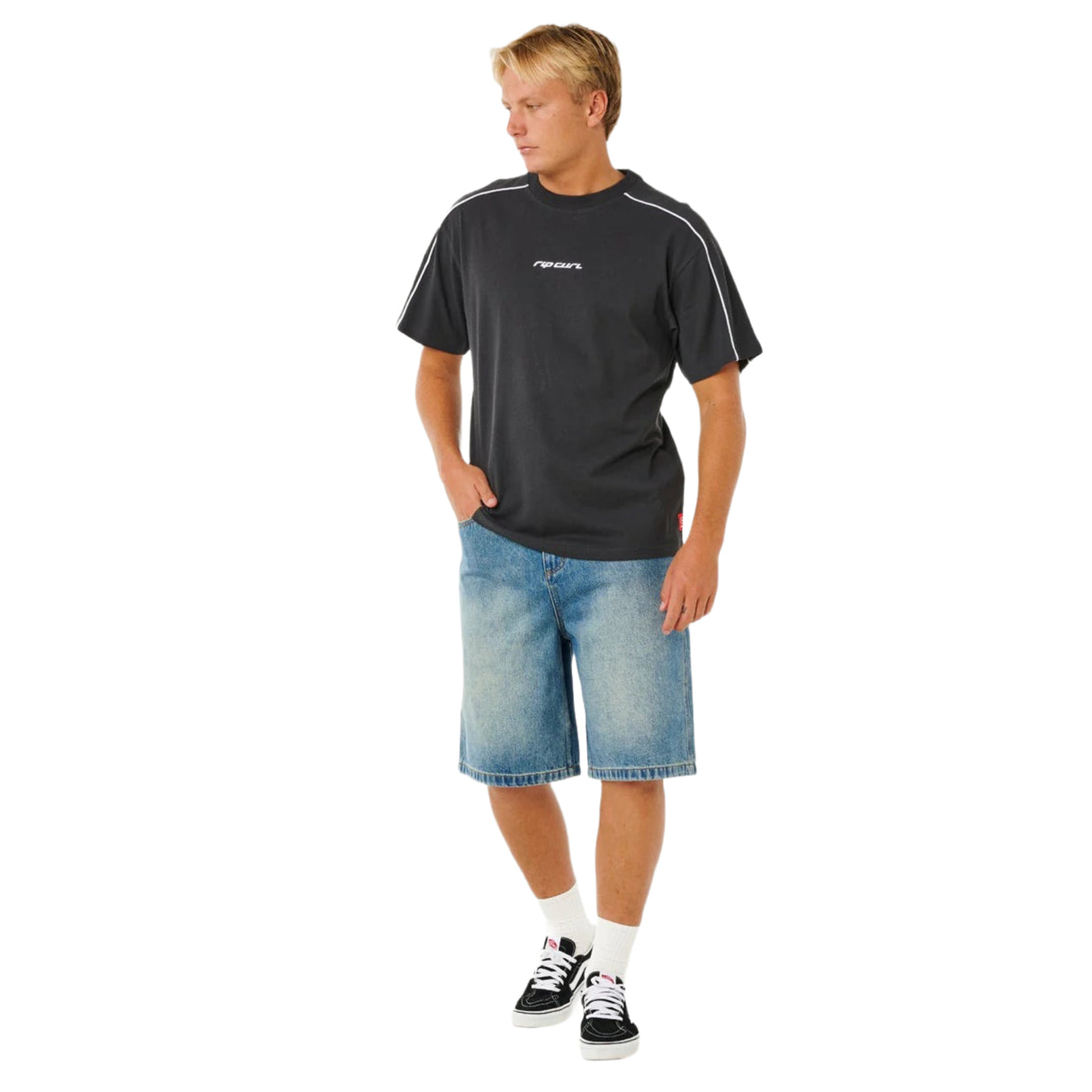 Ripcurl Men's Inner Visions Panel T-Shirt Washed Black / Small-Washed Black / Medium-Washed Black / Large-Washed Black / X-Large - 53 Degrees North 