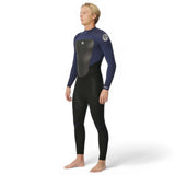Ripcurl Men's Omega 3/2 GB Back Zip Steamer Wetsuit Slate / Small-Slate / Medium-Slate / Medium Tall-Slate / Large-Slate / Large Short - 53 Degrees North 
