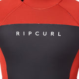Ripcurl Men's Omega 3/2mm Steamer Back Zip Wetsuit Red / Small-Red / Medium-Red / Large-Red / X-Large-Red / XX-Large - 53 Degrees North 