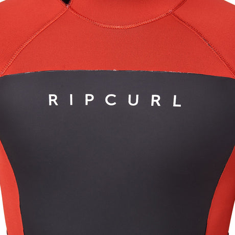 Ripcurl Men's Omega 3/2mm Steamer Back Zip Wetsuit Red / Small-Red / Medium-Red / Large-Red / X-Large-Red / XX-Large - 53 Degrees North 