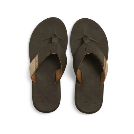 Ripcurl Men's Oxford Bloom Open Toe Sliders Brown / EU 42-Brown / EU 43-Brown / EU 44-Brown / EU 45-Brown / EU 46 - 53 Degrees North 