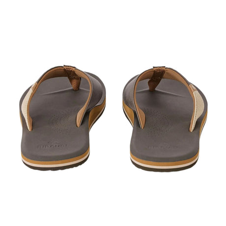 Ripcurl Men's Oxford Bloom Open Toe Sliders Brown / EU 42-Brown / EU 43-Brown / EU 44-Brown / EU 45-Brown / EU 46 - 53 Degrees North 