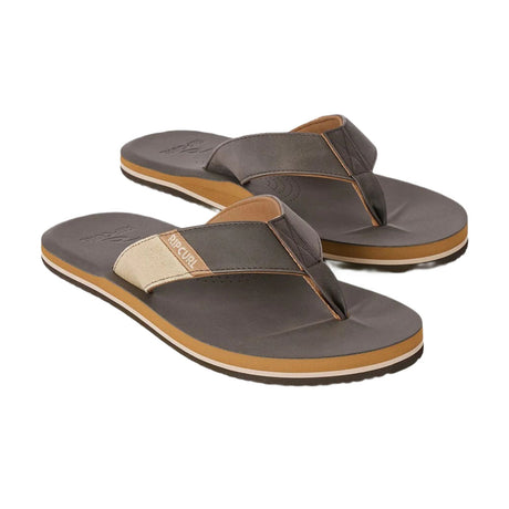 Ripcurl Men's Oxford Bloom Open Toe Sliders Brown / EU 42-Brown / EU 43-Brown / EU 44-Brown / EU 45-Brown / EU 46 - 53 Degrees North 
