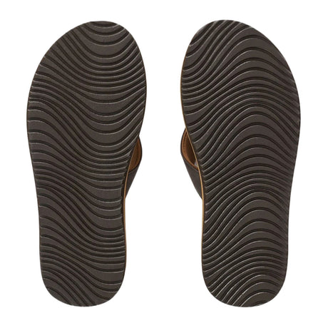 Ripcurl Men's Oxford Bloom Open Toe Sliders Brown / EU 42-Brown / EU 43-Brown / EU 44-Brown / EU 45-Brown / EU 46 - 53 Degrees North 