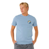 Ripcurl Men's Pacific Rinse Stacked T-Shirt Dark Navy / Small-Dark Navy / Medium-Dark Navy / Large-Dark Navy / X-Large-Faded Denim / Small - 53 Degrees North 