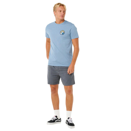 Ripcurl Men's Pacific Rinse Stacked T-Shirt Dark Navy / Small-Dark Navy / Medium-Dark Navy / Large-Dark Navy / X-Large-Faded Denim / Small - 53 Degrees North 